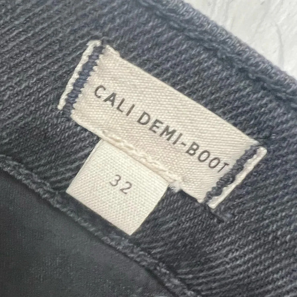 Madewell Cali Demi-Boot Jeans Starkey Wash Black Denim Casual Women’s 32 - Picture 7 of 11